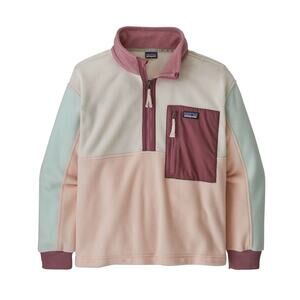 Patagonia Kids Microdini 1/2-Zip Fleece Pullover Sweater Sz XL Cameo